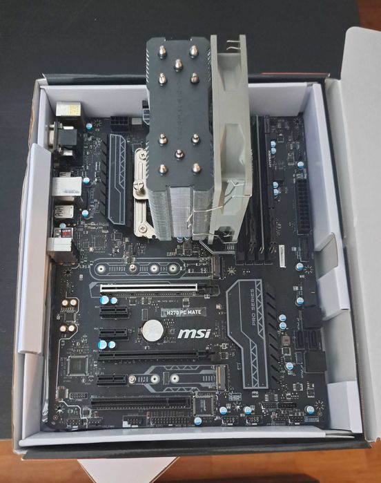 Intel i7 7700 + Motherboard MSI H270 PC MATE + 32GB RAM + Cooler