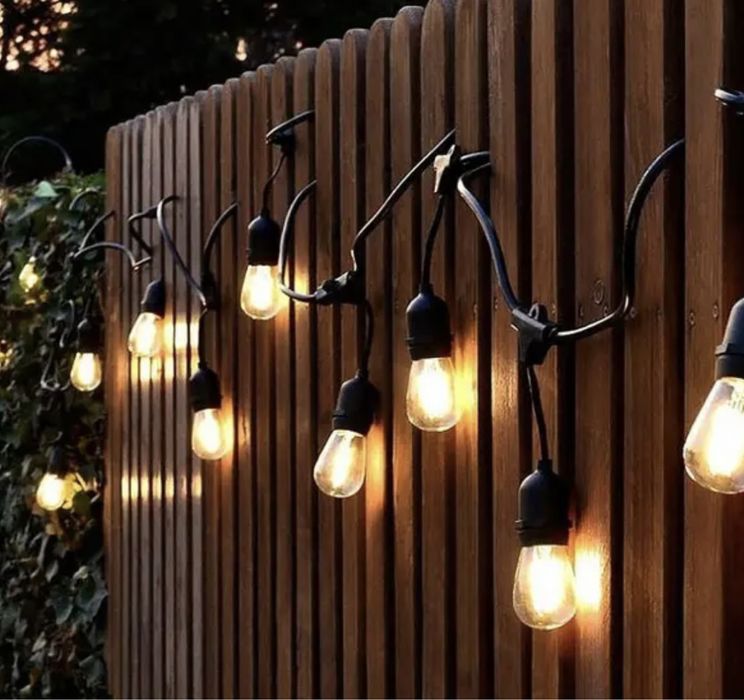 якісна гірлянда 10 ламп вулична гирлянда 10 ламп уличная