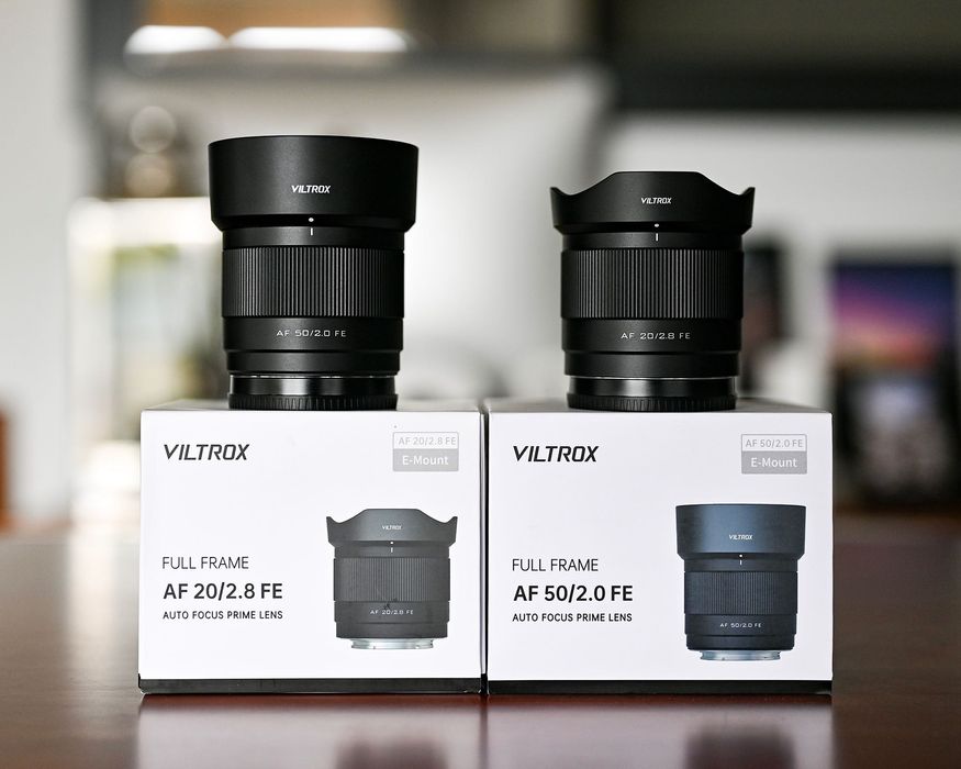 Conjunto Viltrox AF Full Frame (20mm f2.8 50mm f2.0) Sony E-Mount