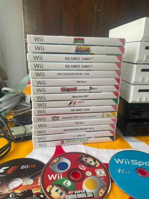 Consola Wii e acessórios