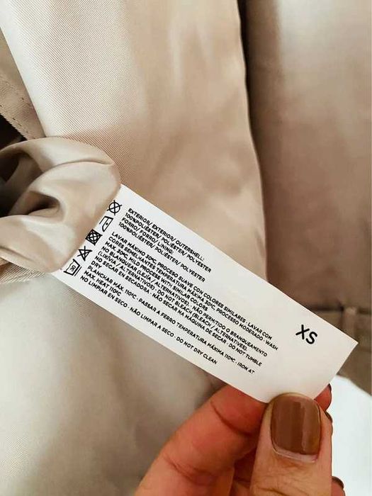 Impermeável bege tipo trench | Novo | Veste M/38
