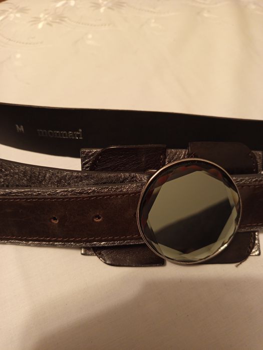 Pasek skórzany Monnari - całkowita długość 104cm.