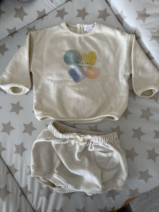 Komplet Zara 68 kremowy