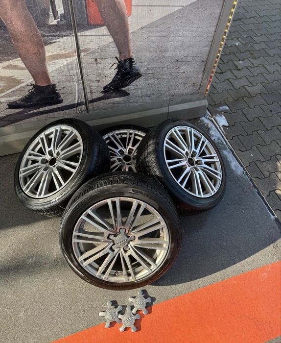 Felgi Audi 18” 5x112 + opony 225/45 R18 DOT2022 Golf A3 Octavia