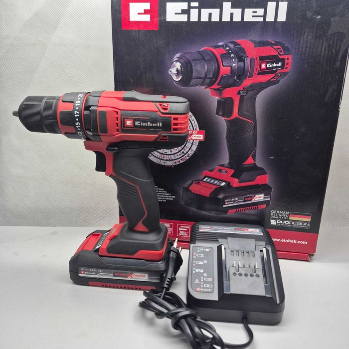 Wkrętarka bateria ładowarka Einhell TC-CD 18/35 Li  1,5 Ah; Komis Jasło Igielna