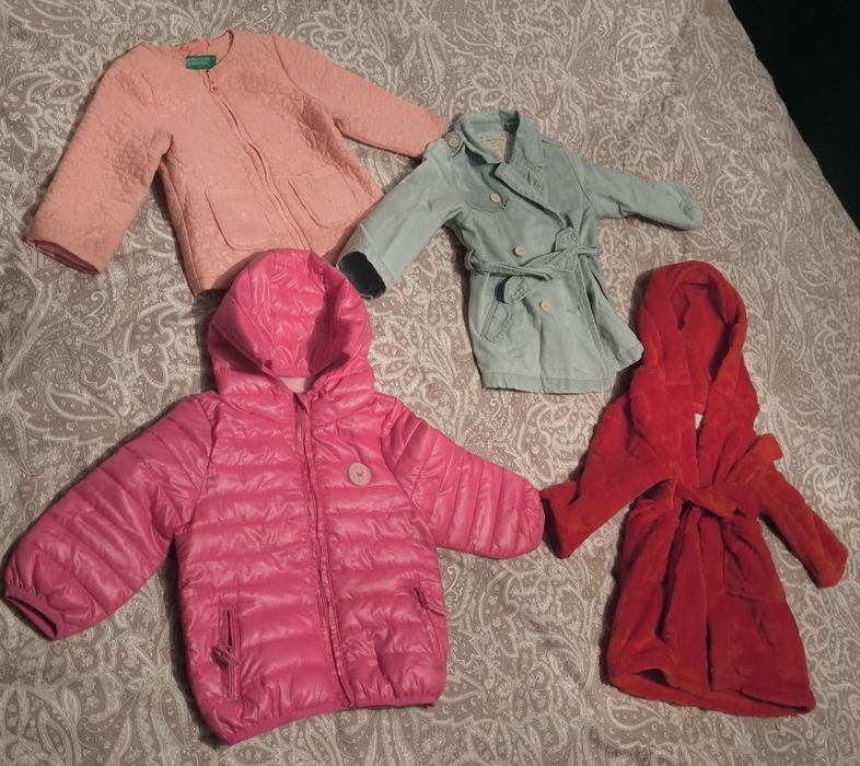 Karton ciuszków dla dziewczynki 80/86