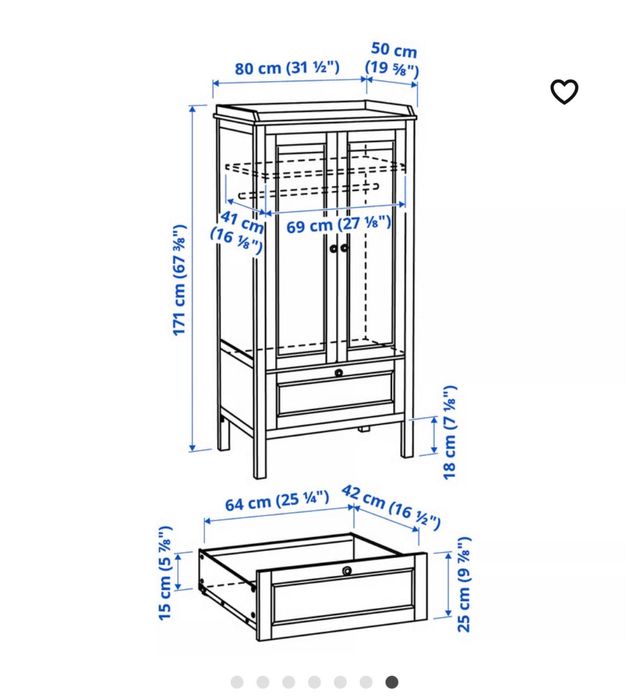 Roupeiro de criança - Ikea