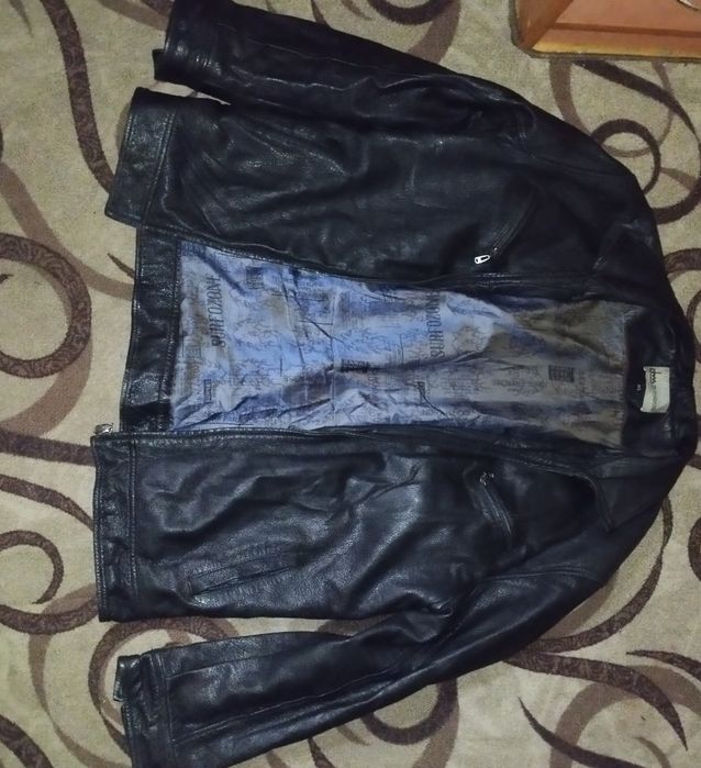 Куртка кожаная б/у