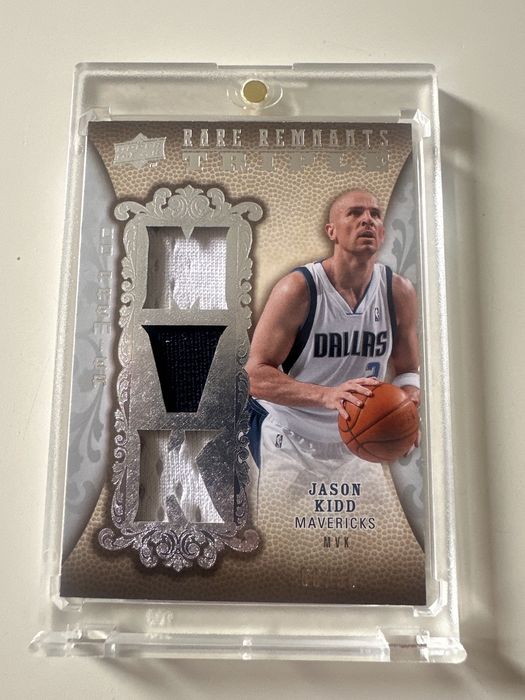 Karta UD Rare Remnants Triple Jason Kidd /50