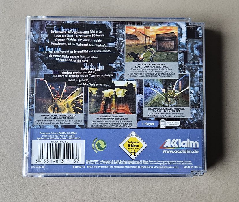 Dreamcast Shadow Man PAL
