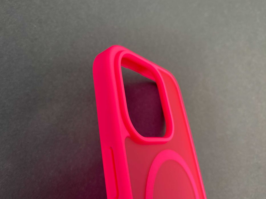 Etui MagSafe do Apple iPhone 15 Pro (różowy) + szkło hartowane 9H 9D