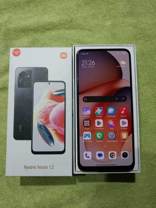 Redmi Note 12 память 8 х 256 как новый
