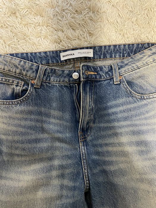 Джинси прямі джинси bershka