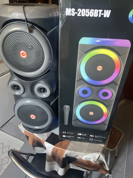Coluna bluetooth com bateria