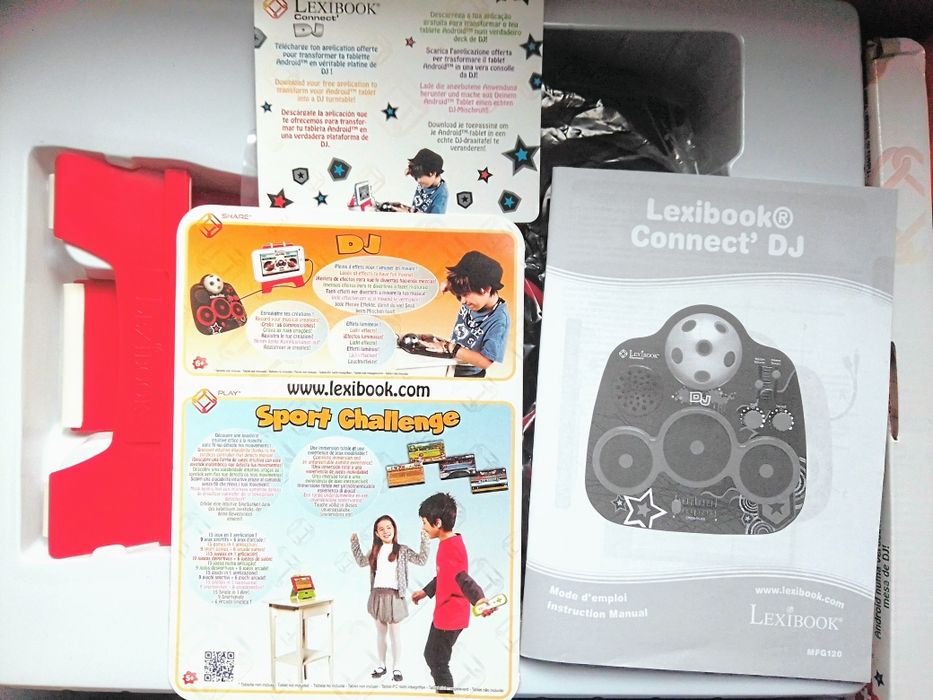 Lexibook DJ e Lexibook consola de jogos.
