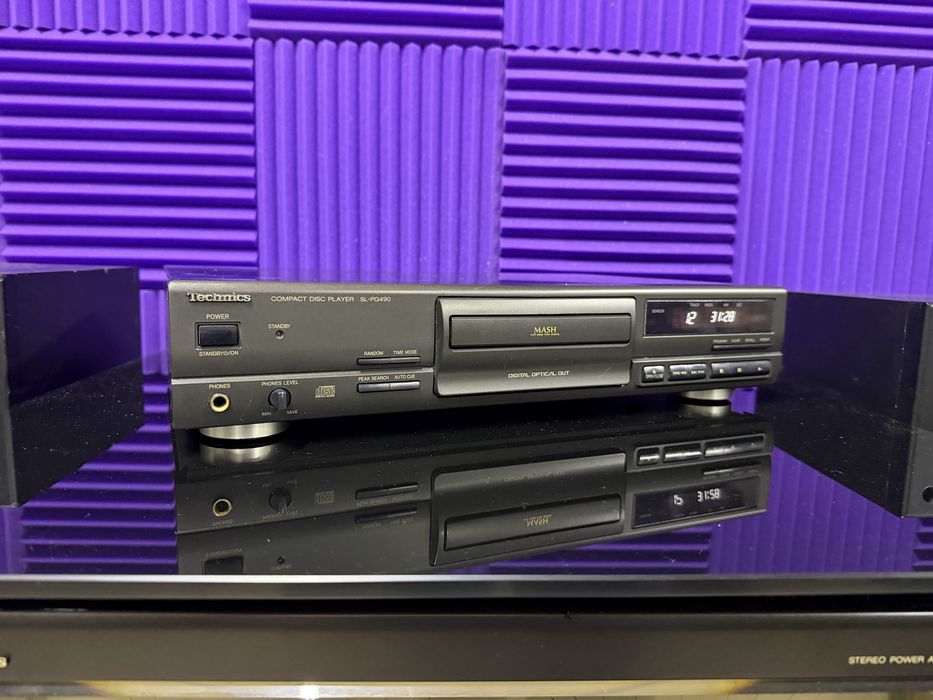 ‼️ Technics SL-PG490 – Odtwarzacz CD Stereo Hi-Fi z Przetwornikiem DAC, Programowaniem Utworów i Funkcją Repeat | Audio Room