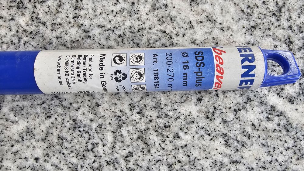 Wiertło do betonu Berner SDS-plus 16mm 200/270mm nowe