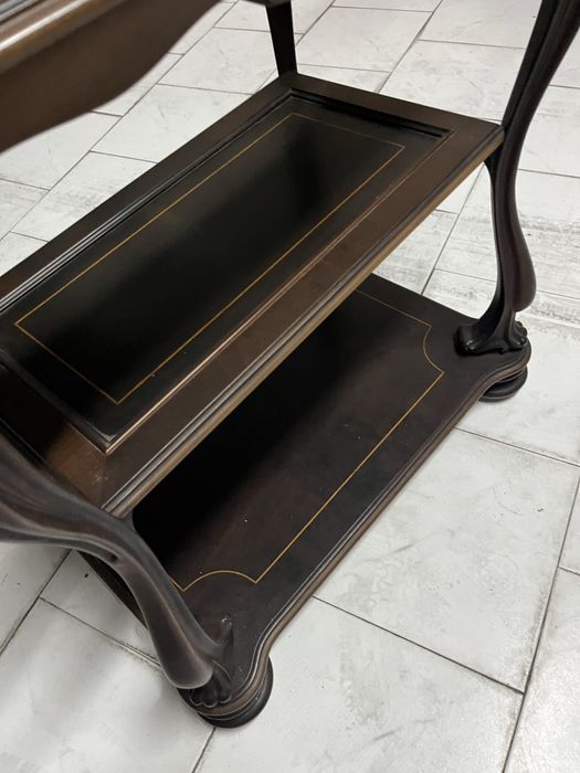 Carrinho de chá e bebidas