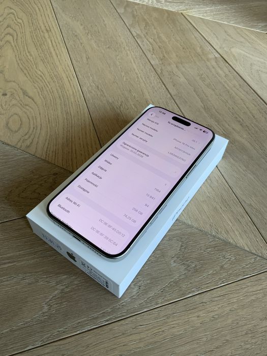 iPhone 16 PRO MAX 256GB Gwarancja