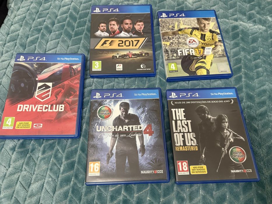 Jogos PS4 (como novos)