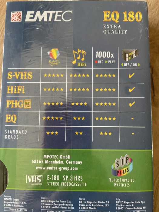 Kaseta VHS Nowa folia
