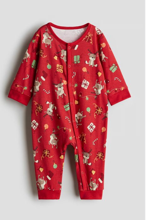 Новорічна піжама, чоловічок H&M 3-6, 6-9 міс., 68, 74 см.