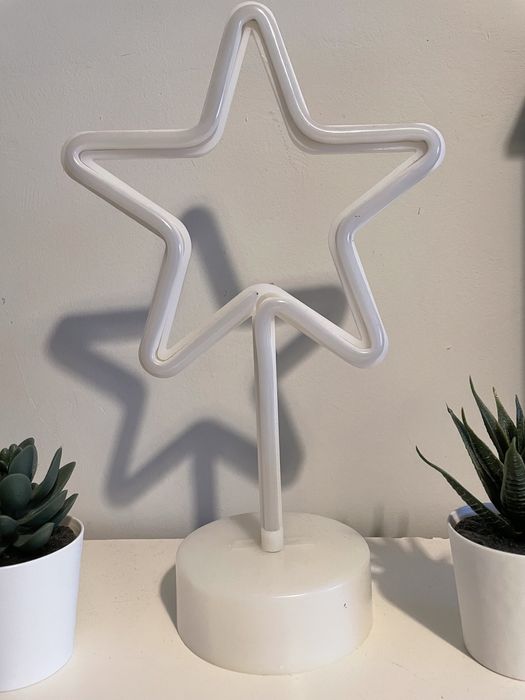 Lâmpada em forma de estrela