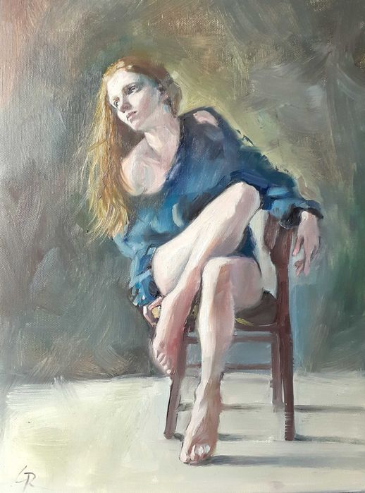 Ruda. Obraz olejny na płótnie. 30x40 cm