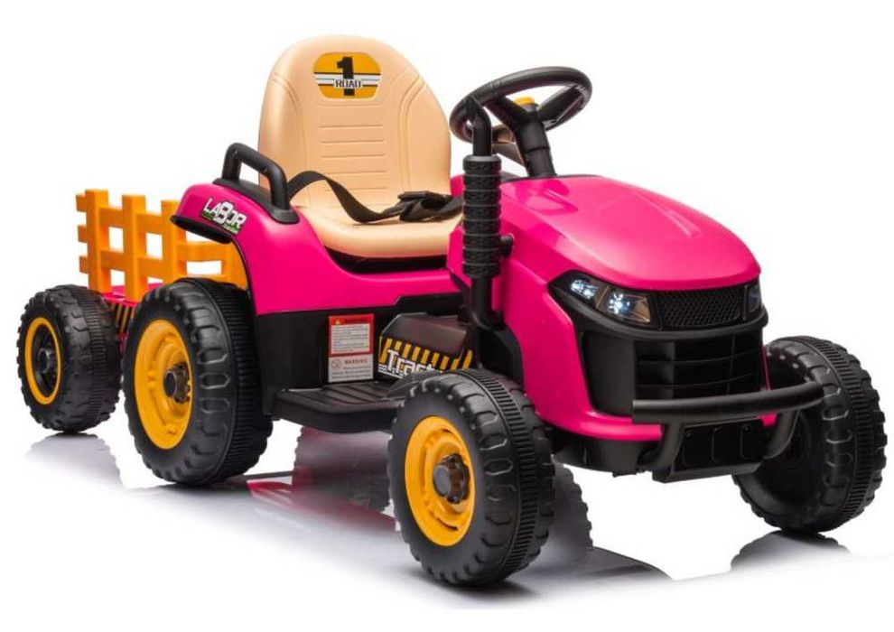 Traktor Ciągnik na Akumulator BBH-030 z przyczepką Auto Pojazd