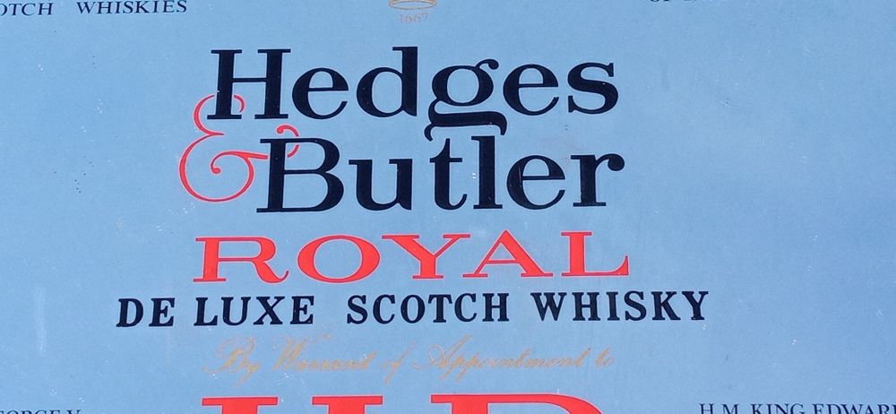 Espelho publicitário de whisky