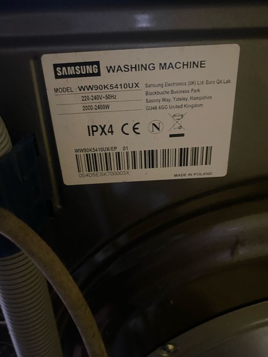 Maquina de lavar samsung avariada