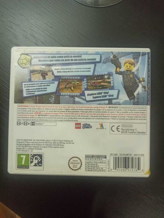 Lego city Nintendo 3ds em português venda/troca