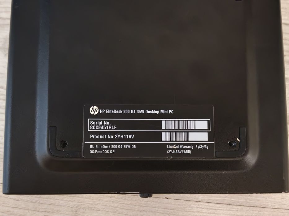 Micro HP EliteDesk 800 G4 DM Tiny i7 8700T 32GB 256GB M.2 NVMe Win11