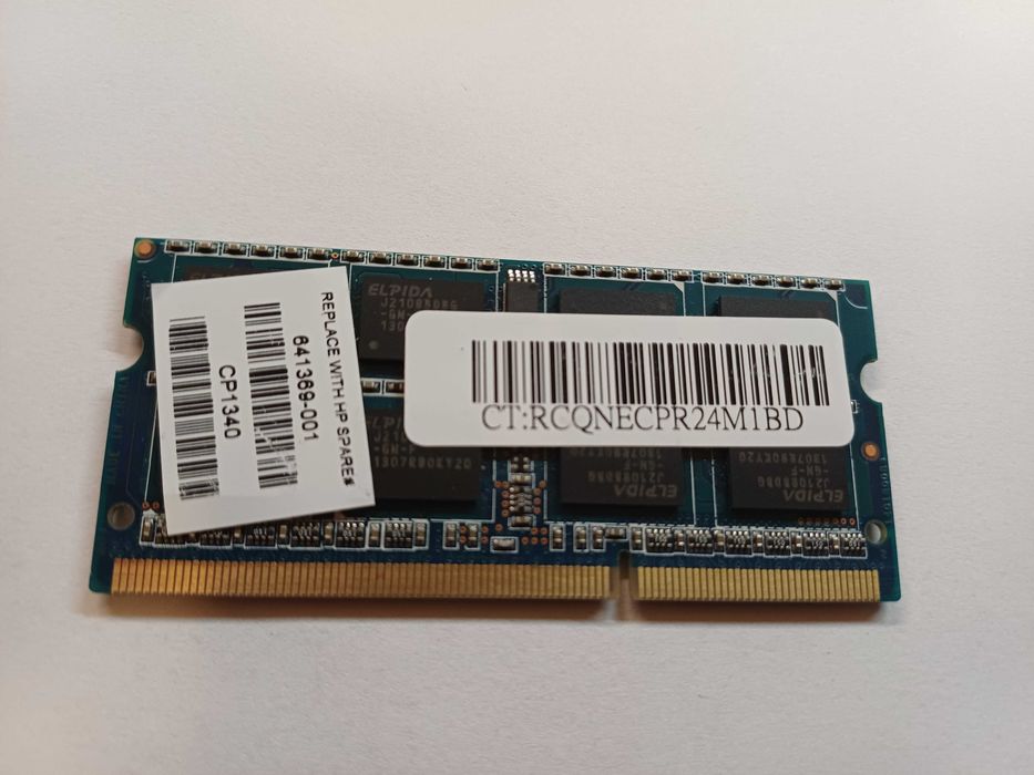 Memória RAM 4GB DDR3 1600MHz PC3-12800S Portátil