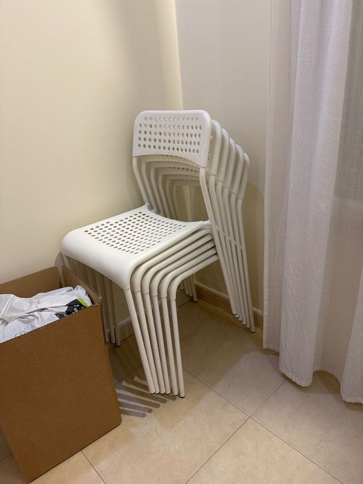 Mesa DOCKSTA branco Ikea