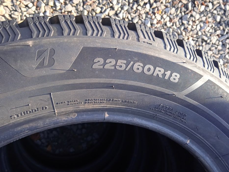 Opony Zimowe 225/60R18 Bridgestone Blizzak Spike Komplet Jasło Montaż