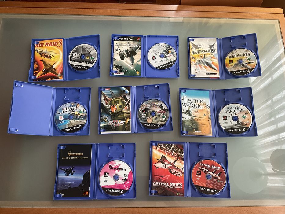 Lote Jogos aviacao ps2