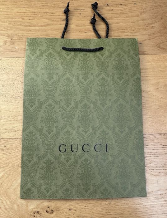 Torba torebka papierowa Gucci nowa oryginalna zielona