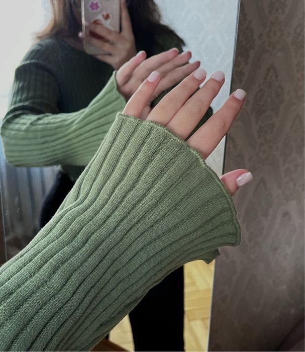 Светр Cropp зеленого кольору