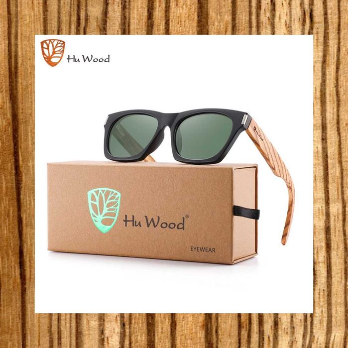 Óculos de sol "ZEBRA WOOD" - HU WOOD