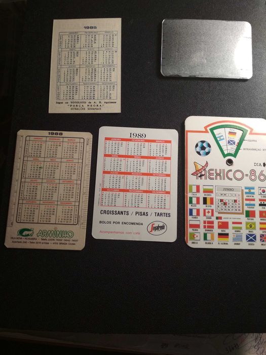 Calendários do temas de cafés para troca