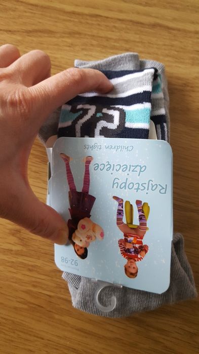(10) Rajstopy dziecięce r. 92-98, nowe