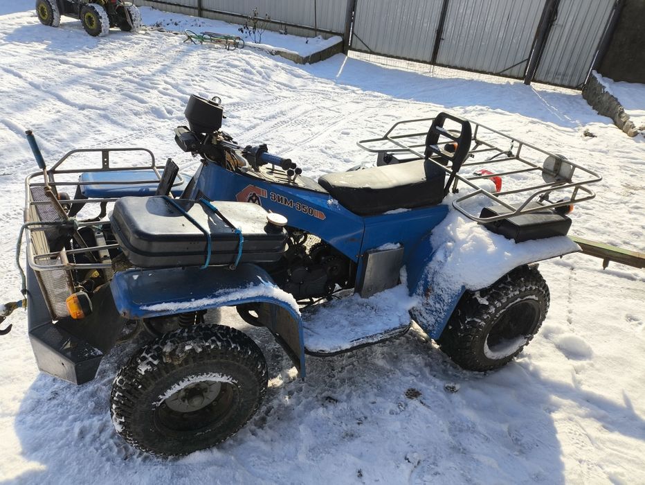 Квадроцикл-Трактор Зим 350 на сучасному двигуні