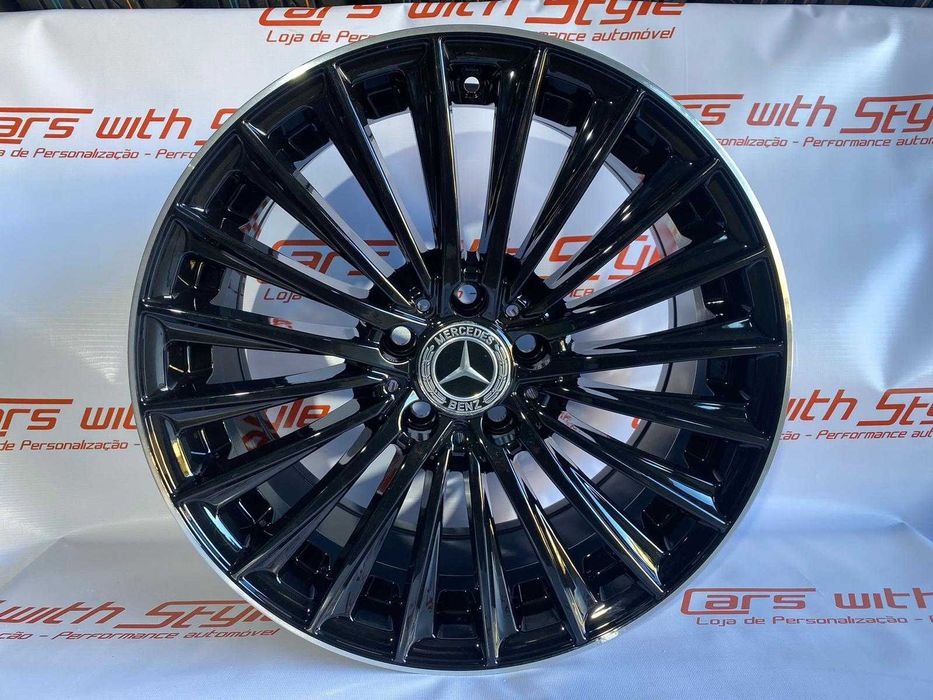 JANTES MERCEDES LOOK TURBINE 2022 EM 17, 18 | 5X112 NOVAS