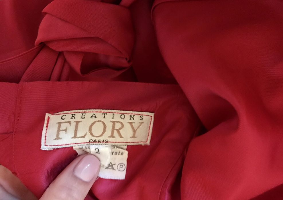 Vestido Vermelho de cerimónia