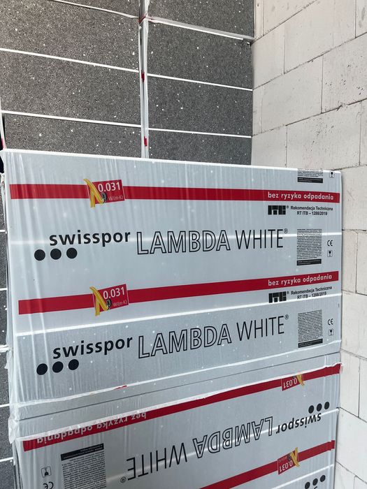 Styropian grafitowy Swisspor Lambda White Fasada lambda 031 20 cm