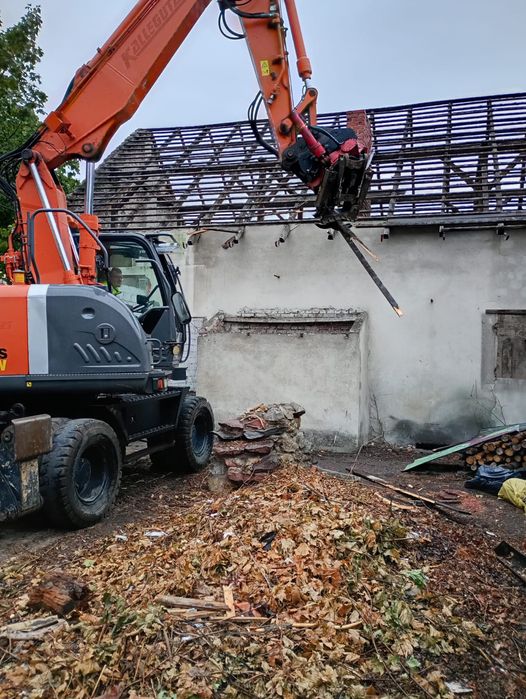Usługi koparkami usługi ziemne , wywrotką , wyburzenia, brukarstwo