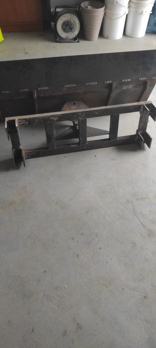 Pług do śniegu mini traktor euroramka