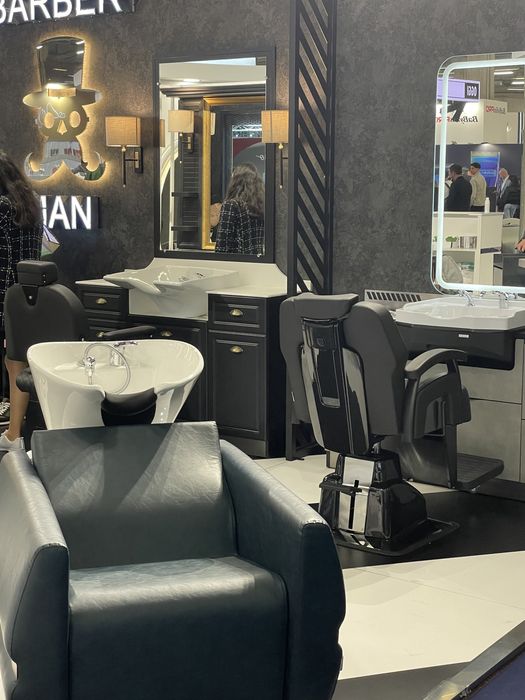 Mobiliario cabeleireiro exposicao