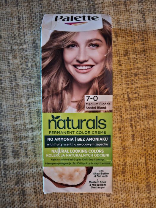 Palette naturals 7.0 farba średni blond